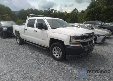 2018 Chevrolet Silverado 1500 Wt из США, поврежденный, VIN 3GCPCNEC8JG365349